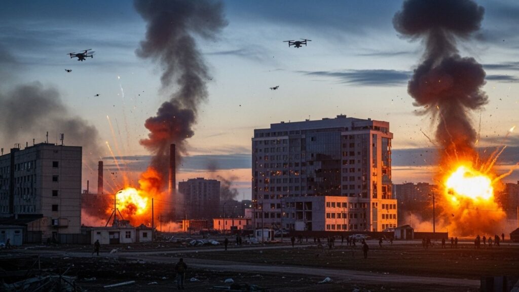 La Russie lance sa plus grande attaque de drones et missiles contre l'Ukraine !