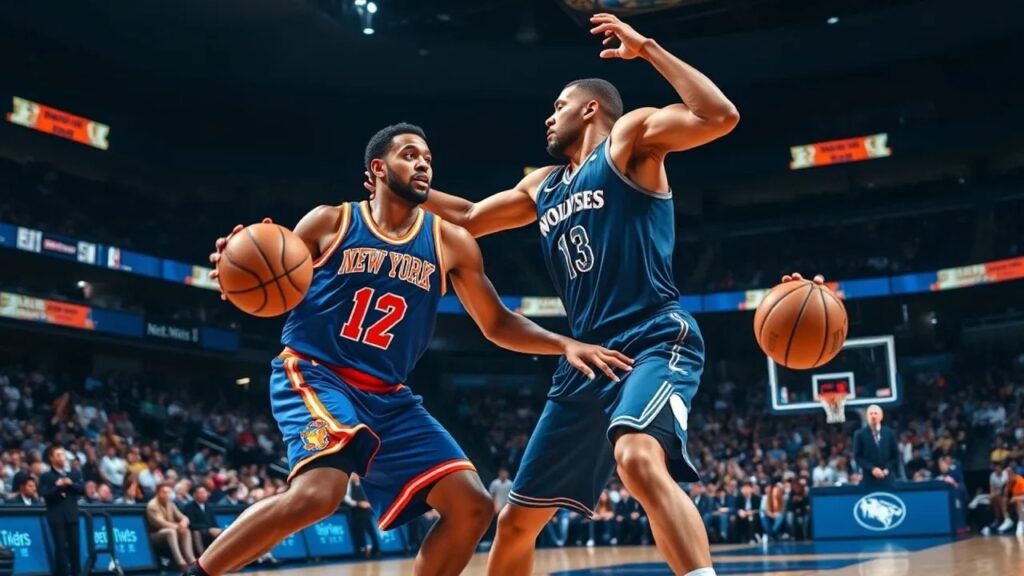 Knicks vs Timberwolves : un choc décisif sous haute tension à Minnesota
