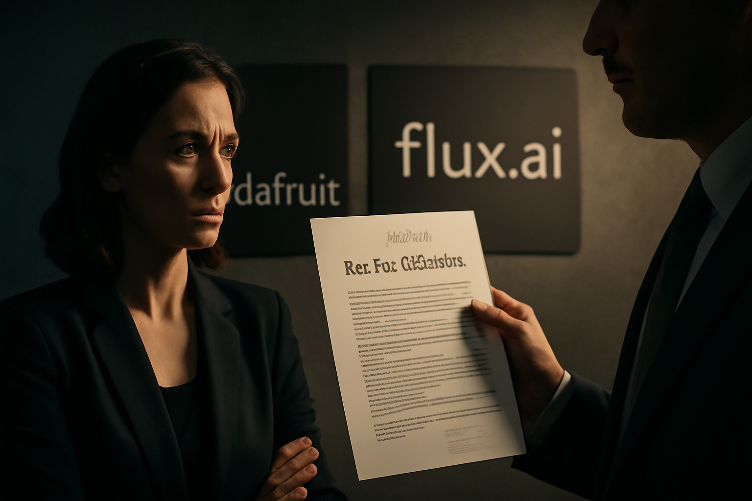 Conflit Juridique : Adafruit Face à une Mise en Demeure de Fenwick pour Flux.ai